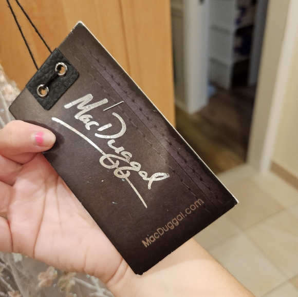 Mac Duggal A20131 Beaded Floral Dress NWT Size 2 - Picture 7 of 12